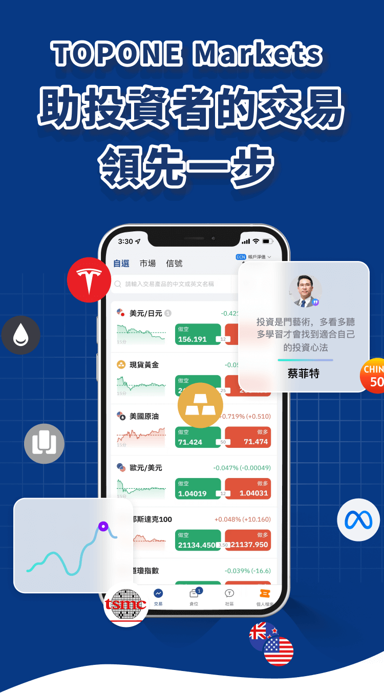 TOPONE Markets 助投資者的交易領先一步
